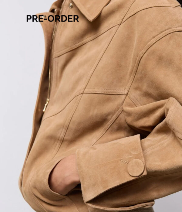 Odd Muse Belted Blazer in Camel Beige