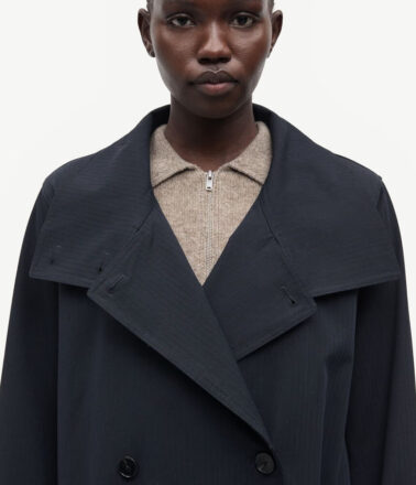 Samsoe Samsoe Sabianca Jacket in Salute Navy Blue