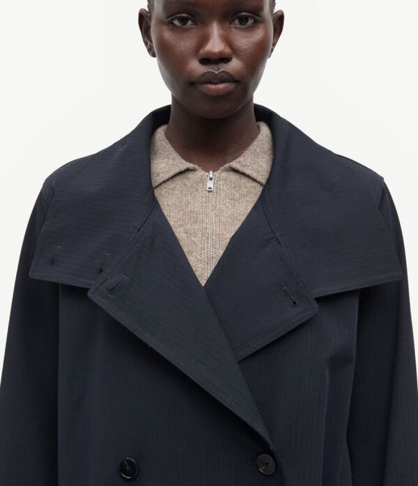 Samsoe Samsoe Sabianca Jacket in Salute Navy Blue