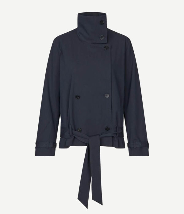 Samsoe Samsoe Sabianca Jacket in Salute Navy Blue