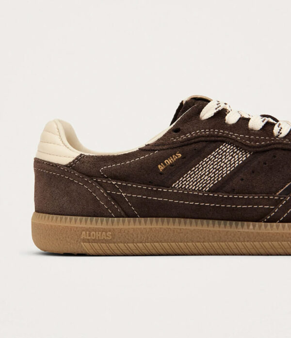 Alohas Tb 490 Rife Leather Sneakers in Brown Leather