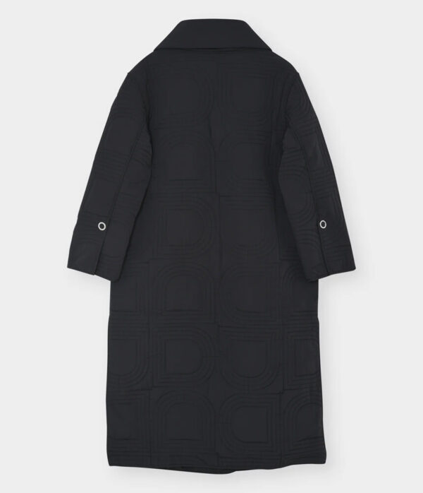Day Birger Rombus Quilted Coat in Black