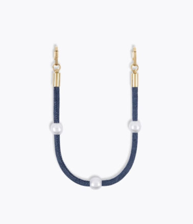 Atelje Short Phone Cord in Favorite Jeans Blue