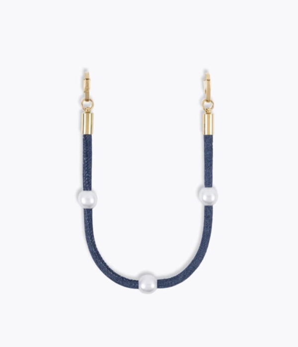 Atelje Short Phone Cord in Favorite Jeans Blue