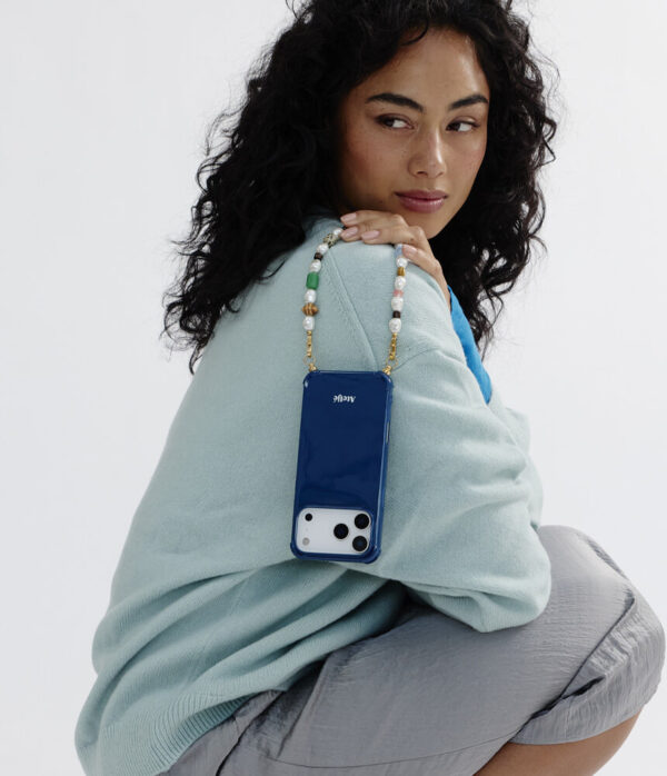 Atelje IPhone Case in Indigo Blue