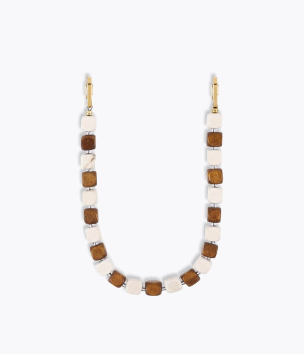 Atelje Short Phone Cord in Natural Habitat Brown