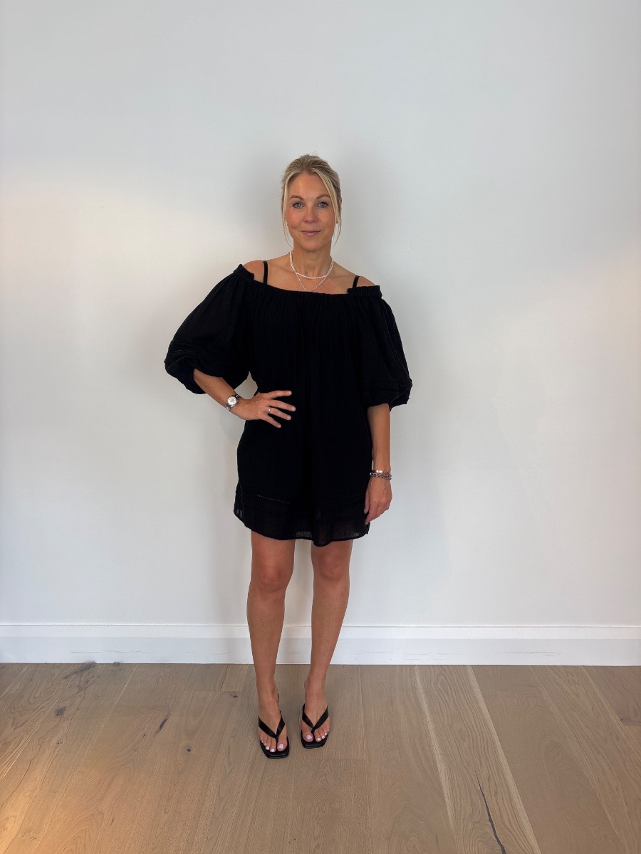 Gavzy Balloon Sleeve Dress