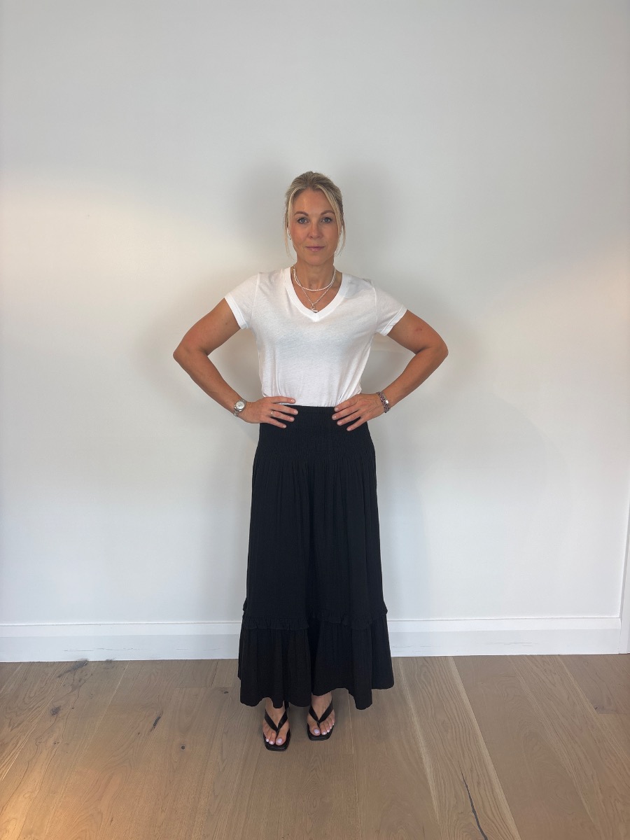 Me + Em Black Maxi Skirt