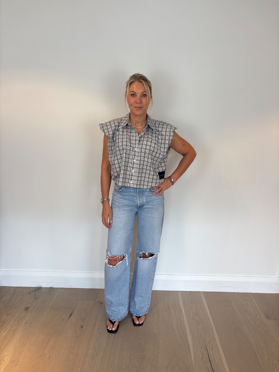 Haute L’Amitie Dainnie Mini Check Shirt