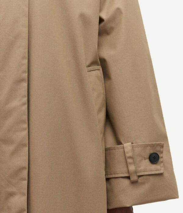 Samsoe Samsoe Saalmys Coat in Lead Grey