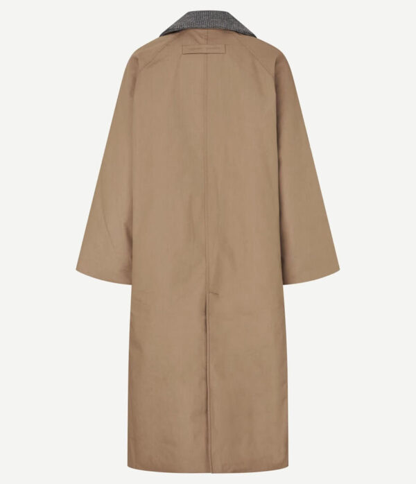 Samsoe Samsoe Saalmys Coat in Lead Grey