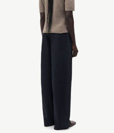 Samsoe Samsoe Sabianca Trousers in Salute Navy