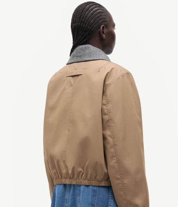 Samsoe Samsoe Sabianco Jacket in Lead Grey