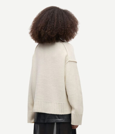 Samsoe Samsoe Sakeiku Sweater in Egret