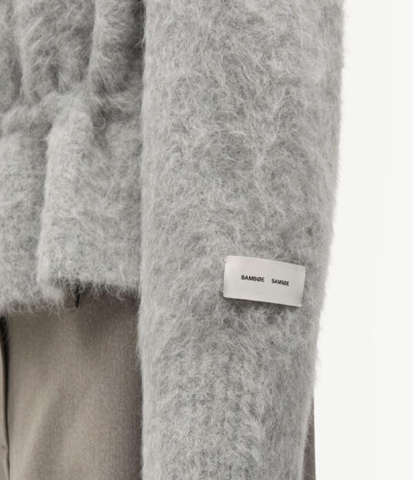 Samsoe Samsoe Saalmys Coat in Lead Grey