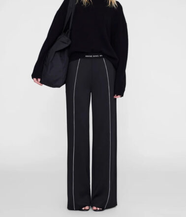 Anine Bing Sari Jogger in Black