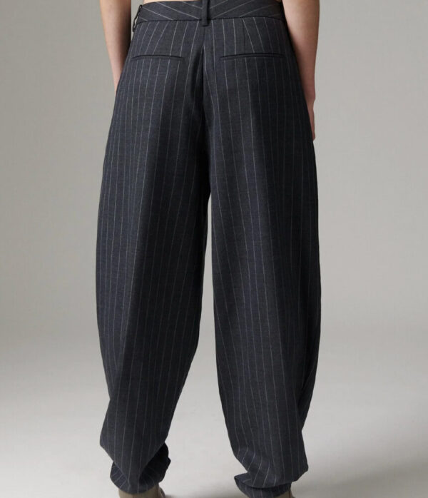 Day Birger Hedi Trouser in Grey Pinstripe