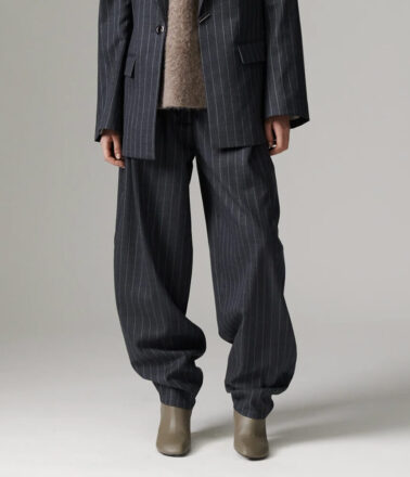 Day Birger Hedi Trouser in Grey Pinstripe