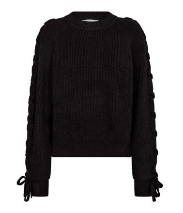 Haute L’Amitie Duke Tie Jumper in Black