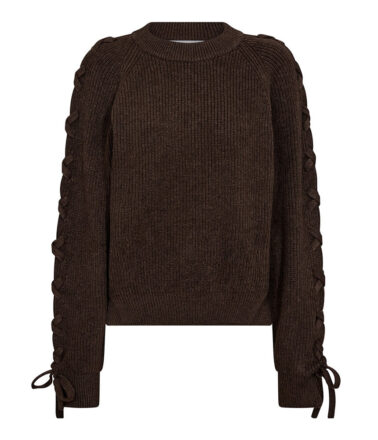 Haute L’Amitie Duke Tie Jumper in Mocca