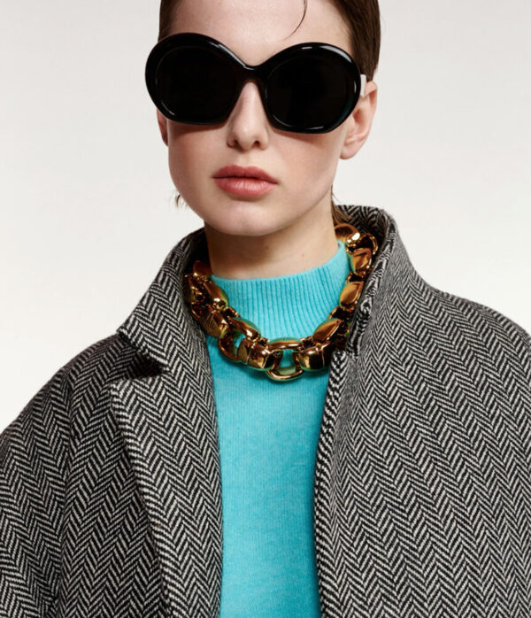 Essentiel Antwerp Kabala Oversized Coat in Steel Pulse Grey