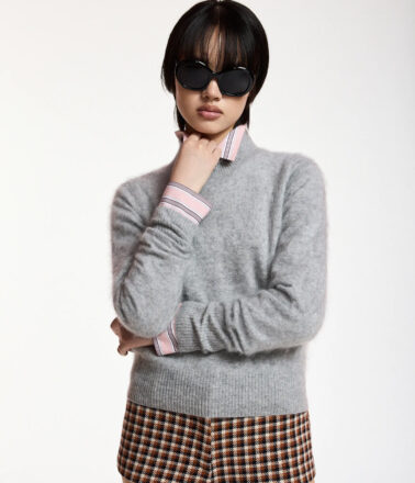 Essentiel Antwerp Karacas Cashmere Pullover in Grey