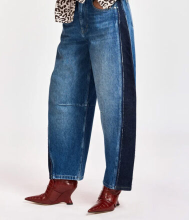 Essentiel Antwerp Kashba Patchwork Jeans in Midnight Wave Blue