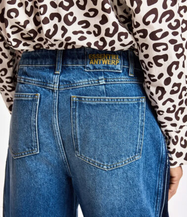 Essentiel Antwerp Kashba Patchwork Jeans in Midnight Wave Blue