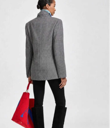 Essentiel Antwerp Kendra Oversized Blazer in Steel Pulse Grey
