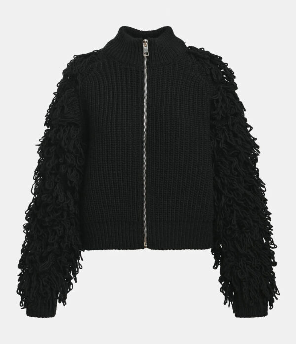 Essentiel Antwerp Klush Knit Cardigan in Black