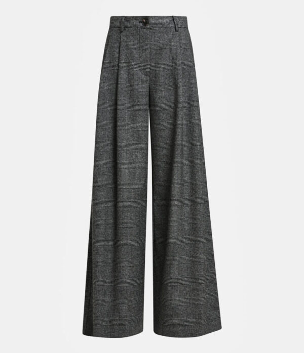 Essentiel Antwerp Kollection Wide Legged Trousers in Steel Pulse Grey