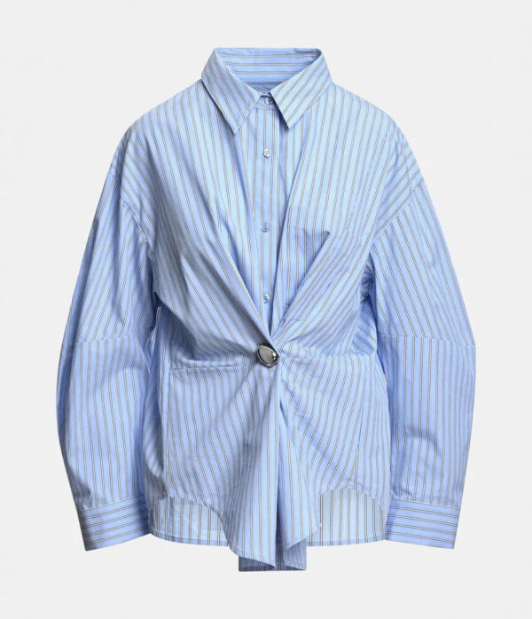 Essentiel Antwerp Kreative Oversized Shirt in Blue
