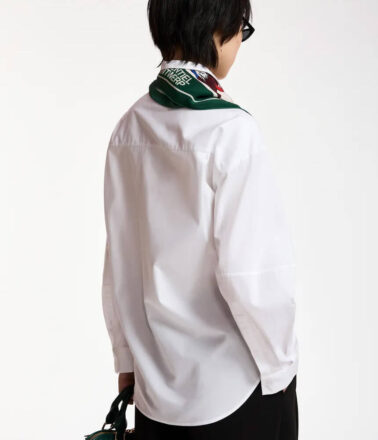 Essentiel Antwerp Kreative Oversized Shirt in White