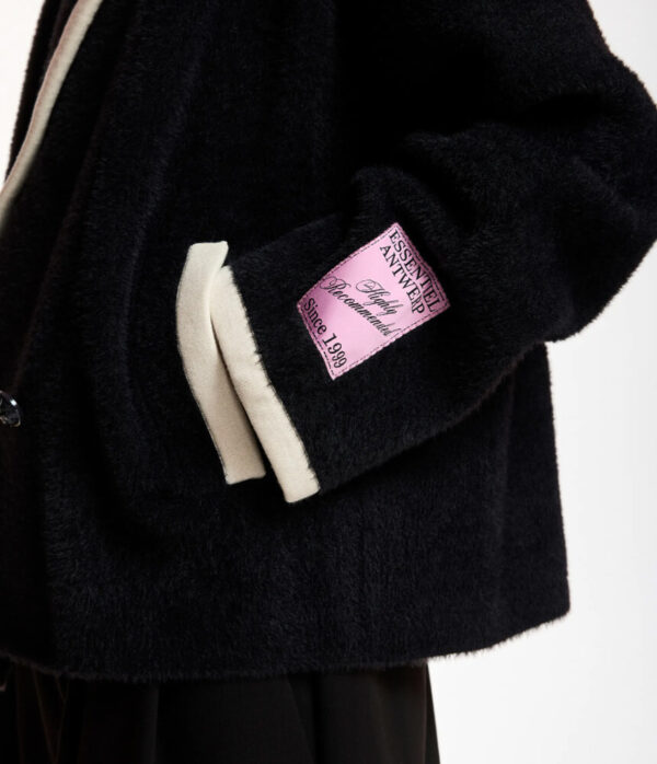 Essentiel Antwerp Kugar Contrast Cardigan in Black