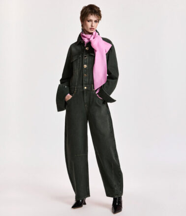 Essentiel Antwerp Kickstart Jumpsuit in Dusty Green
