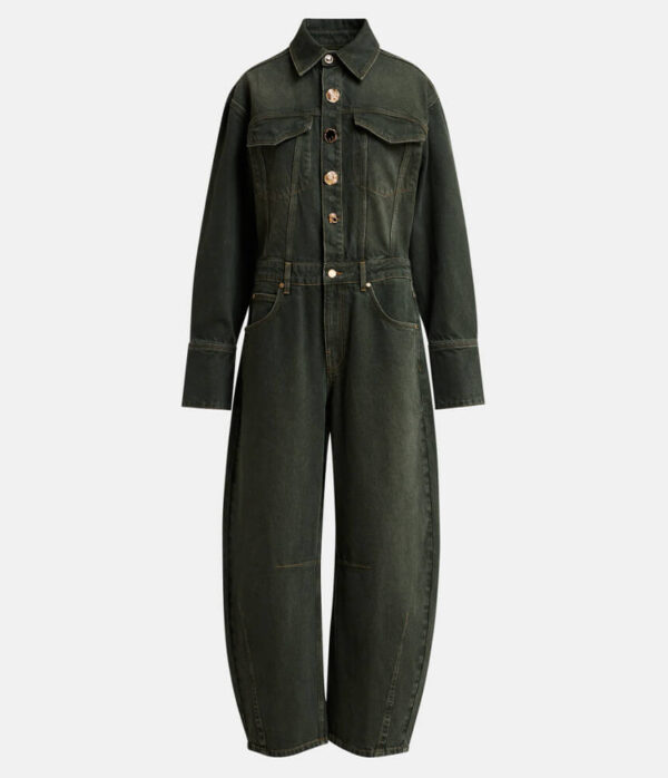 Essentiel Antwerp Kickstart Jumpsuit in Dusty Green