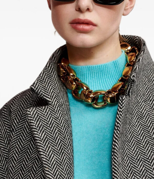 Essentiel Antwerp Kurve Chain Necklace in Gold