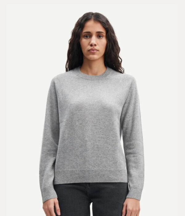 Samsoe Samsoe Boston O-neck Knit in Black