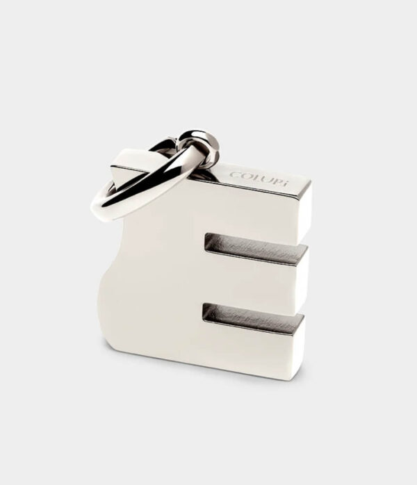 Coluri Letter Charm in Silver Plate
