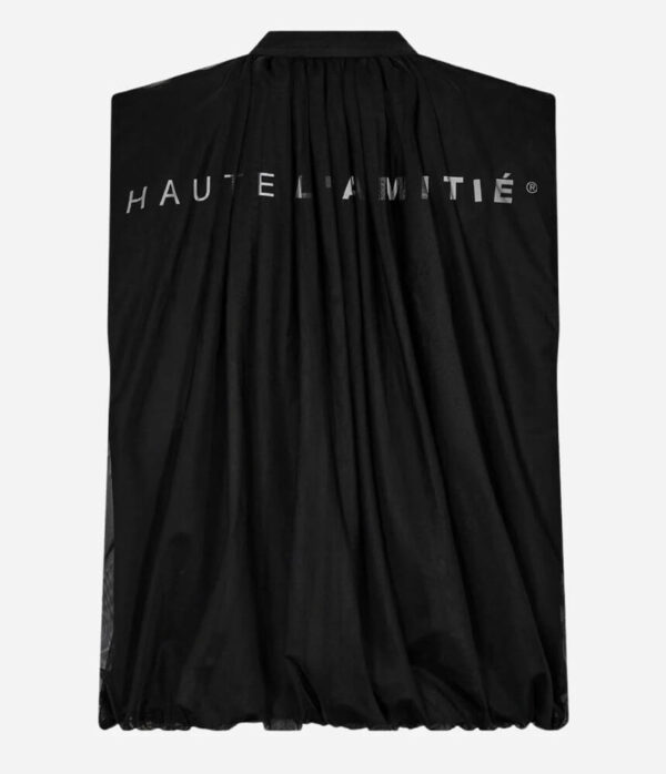 Haute L’Amitie Ballet Logo Tech Vest in Black