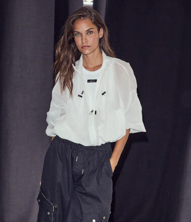 Haute L’Amitie Iron Paper Jacket in White