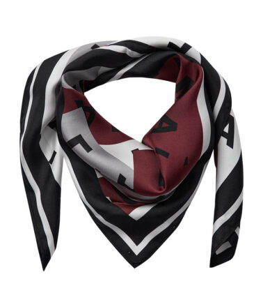 Haute L'Amitie Silk Scarf in Wine