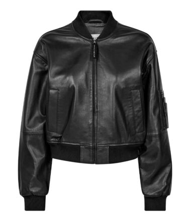 Haute L’Amitie Stone Crop Pocket Shirt in Black Stripe
