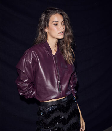 Haute L’Amitie Stone Crop Pocket Shirt in Black Stripe