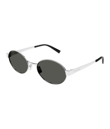Saint Laurent SL692 007-55 Sunglasses in Silver Silver Grey