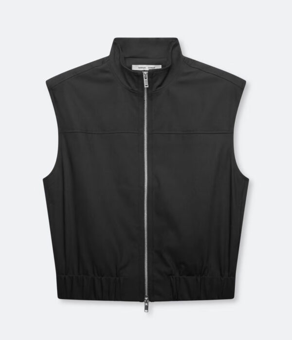 Samsoe Samsoe Sakaila Yoke Vest Jacket in Black