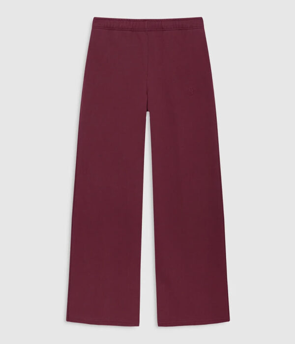 Anine Bing Kacey Sweatpant in Burgundy