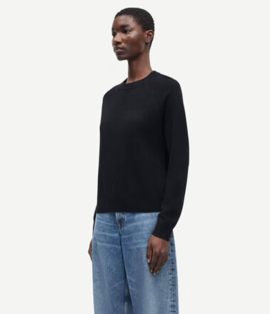Samsoe Samsoe Boston O-Neck Cashmere Jumper in Black