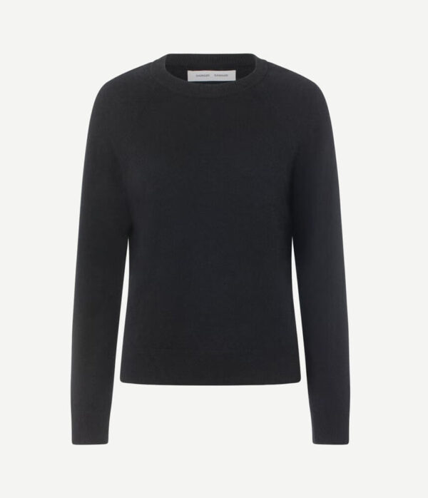 Samsoe Samsoe Boston O-Neck Cashmere Jumper in Black