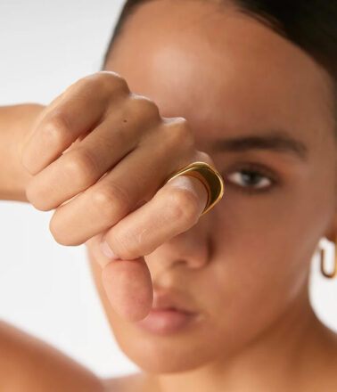 Coluri Lorde Statement Ring in Gold